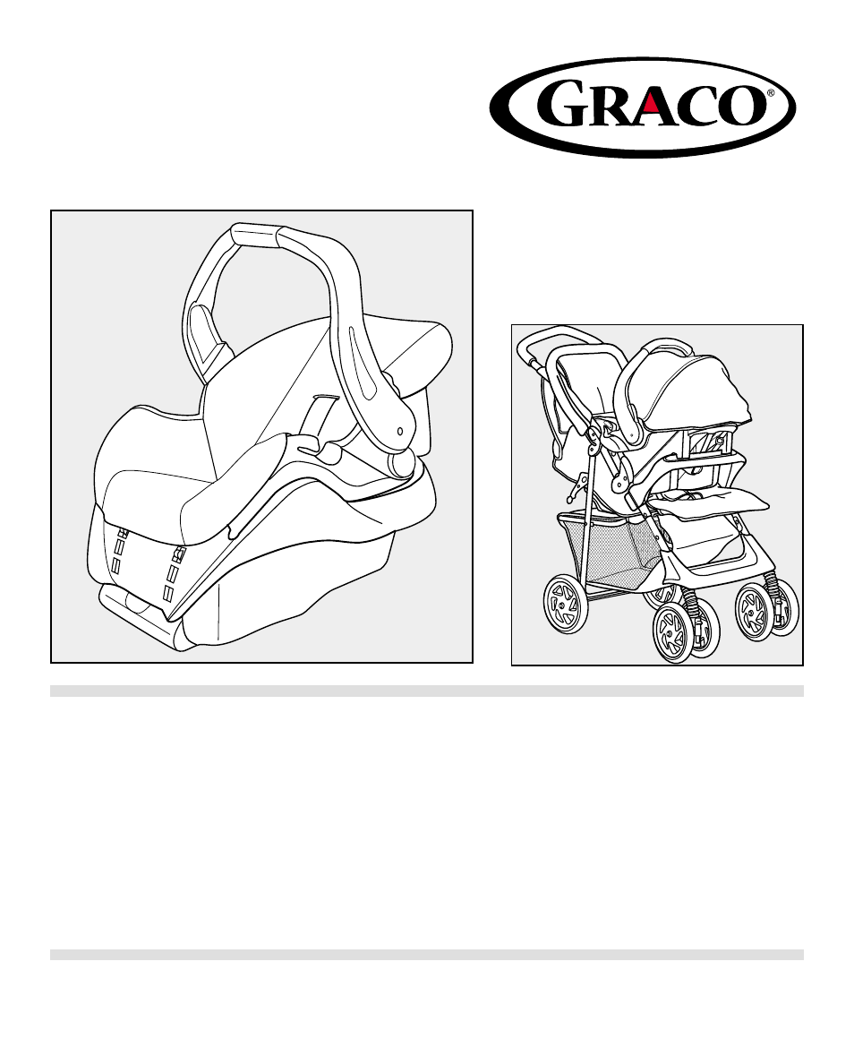 Infant restraint /carrier | Graco Euro 7424 User Manual | Page 33 / 124