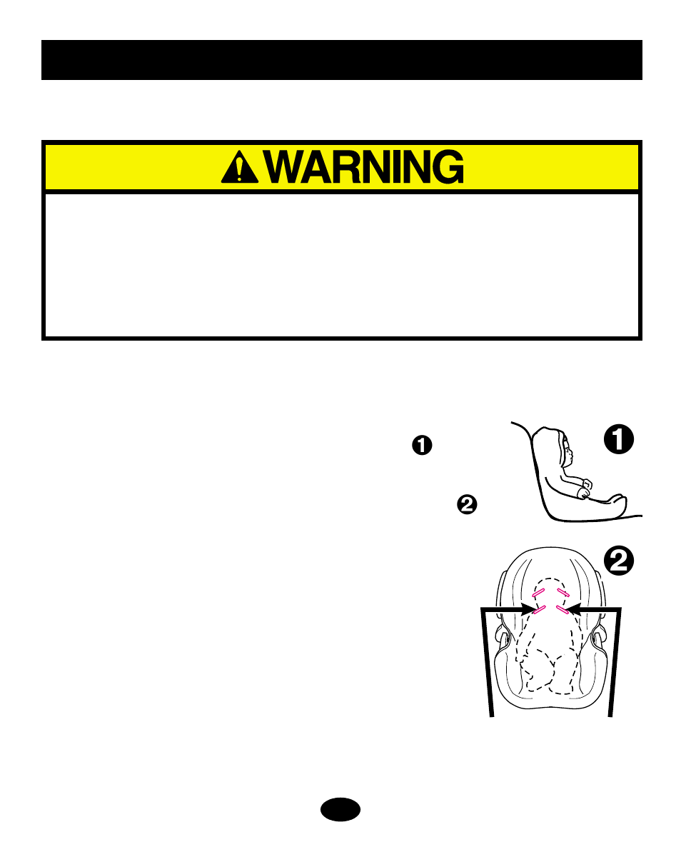 0 using infant restraint | Graco Euro 7424 User Manual | Page 59 / 124