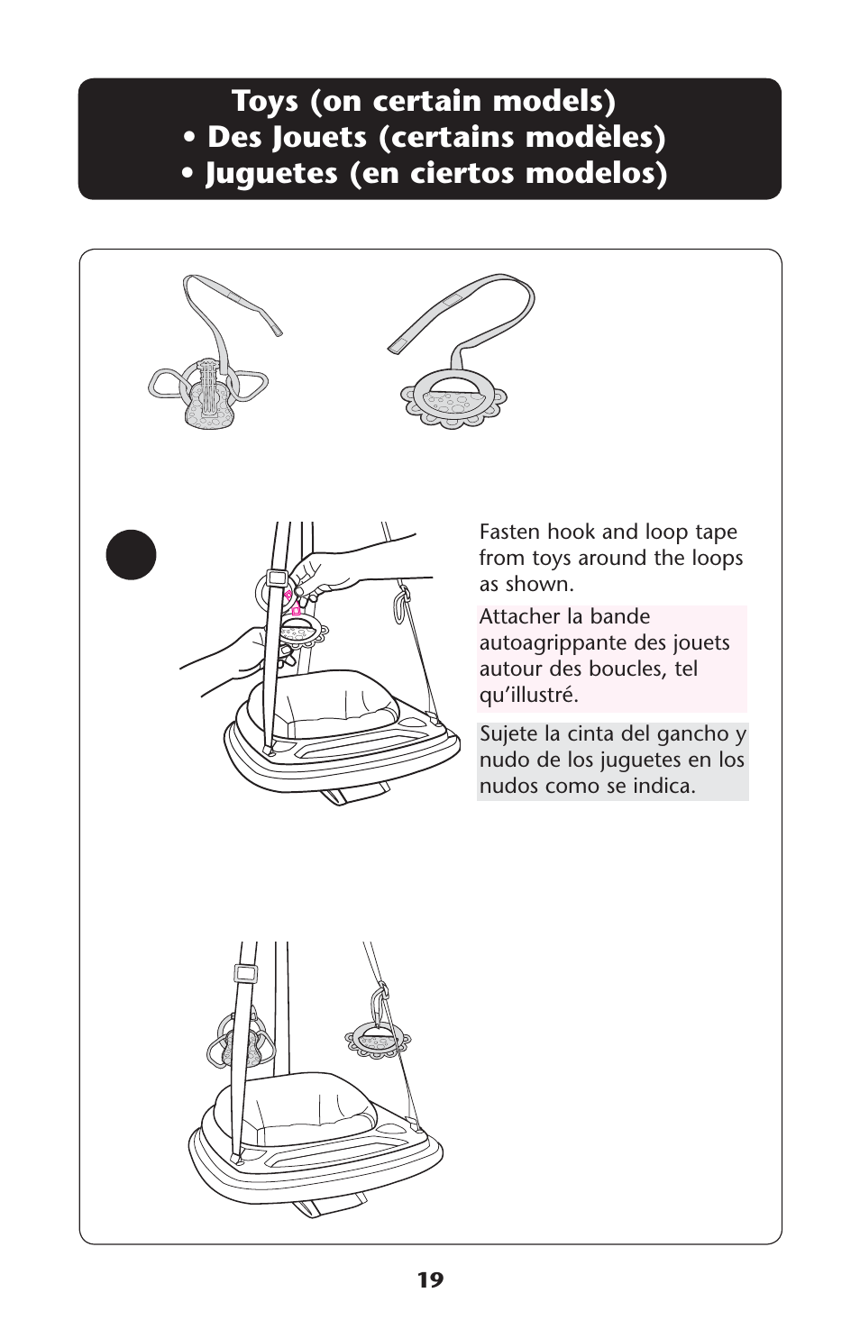 4oys s s | Graco Jump N Jive PD109418A User Manual | Page 19 / 24