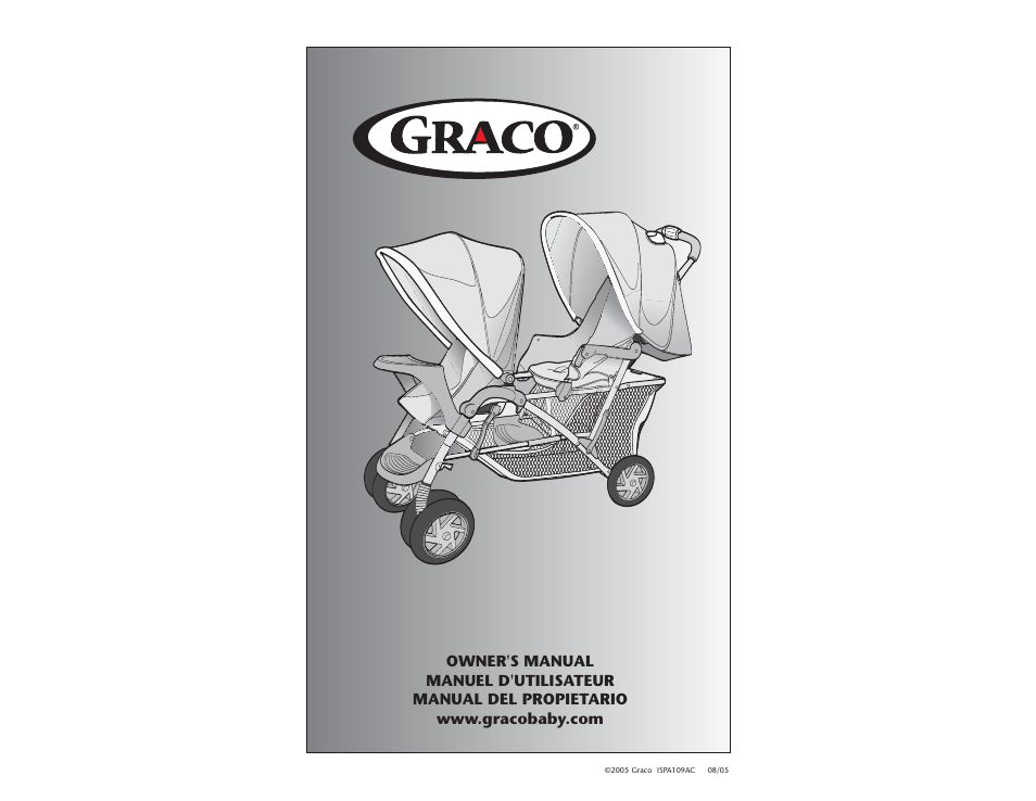 Graco ISPA109AC 08/05 User Manual | 36 pages