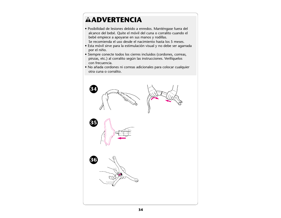 Advertencia | Graco ISPP045AB User Manual | Page 34 / 44