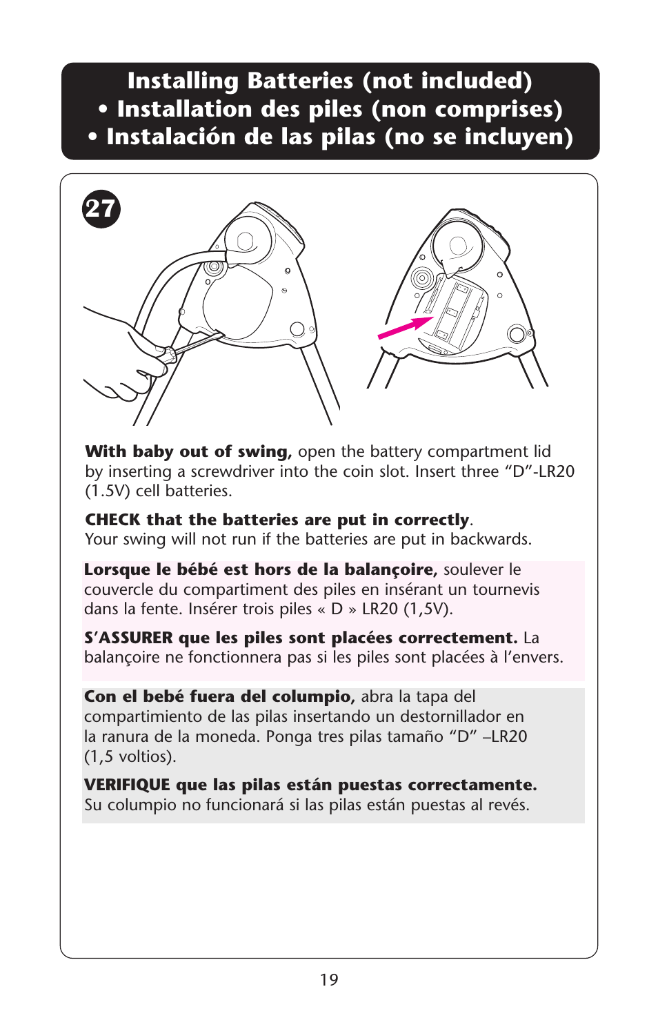 Graco 1D02JON User Manual | Page 19 / 48