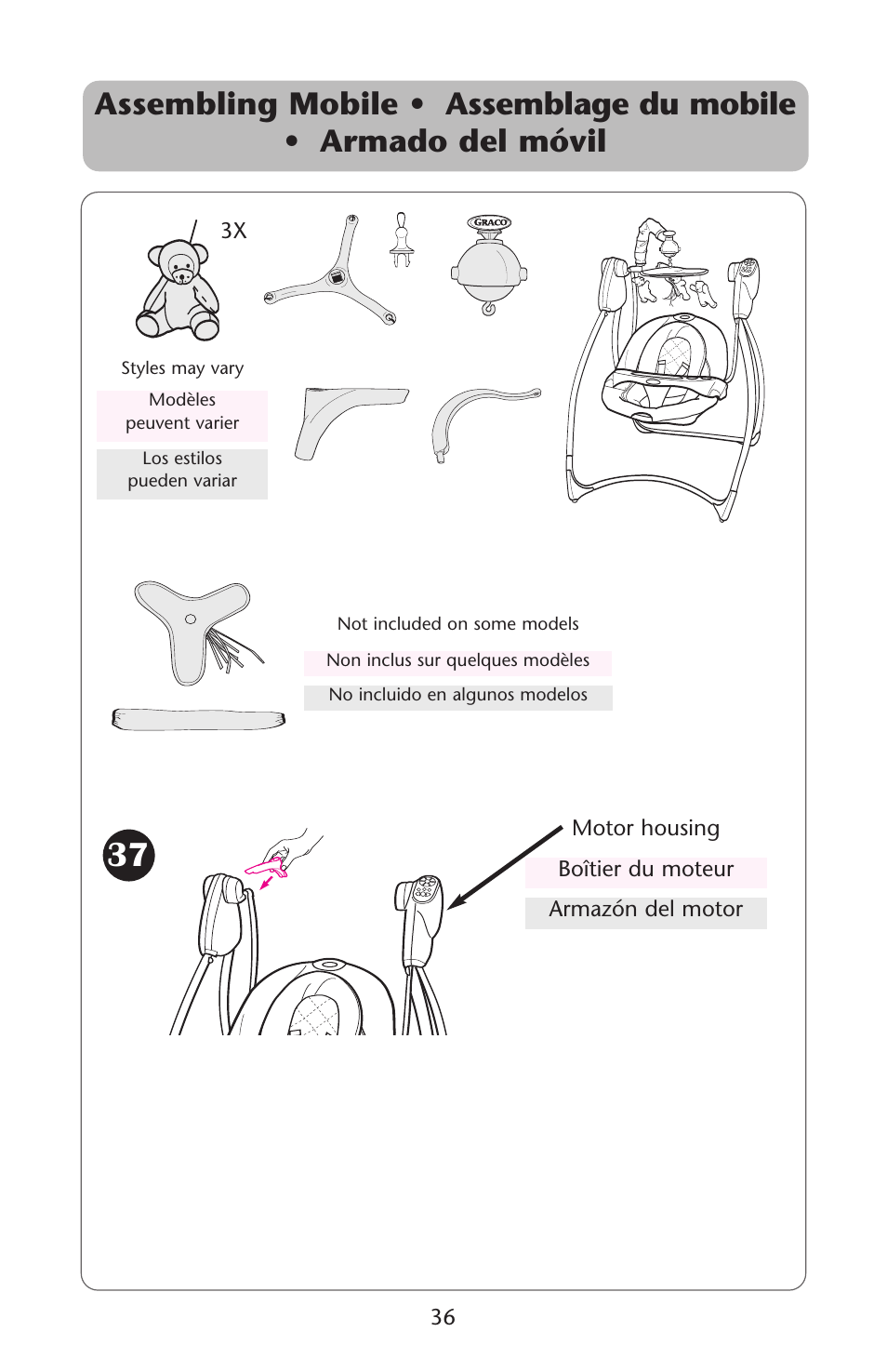 Graco 1D02JON User Manual | Page 36 / 48