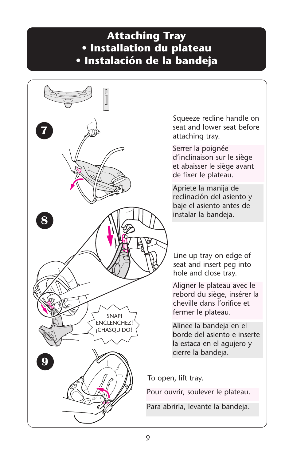 Graco 1D02JON User Manual | Page 9 / 48