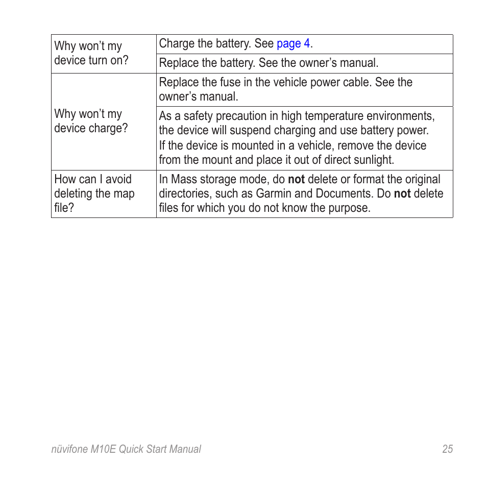 Graco nuvifone M10E User Manual | Page 25 / 28