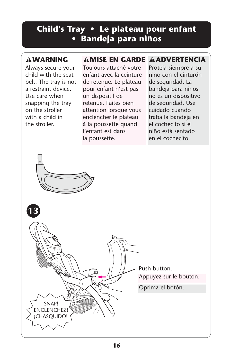 Graco Spree ISPC089BB User Manual | Page 16 / 128