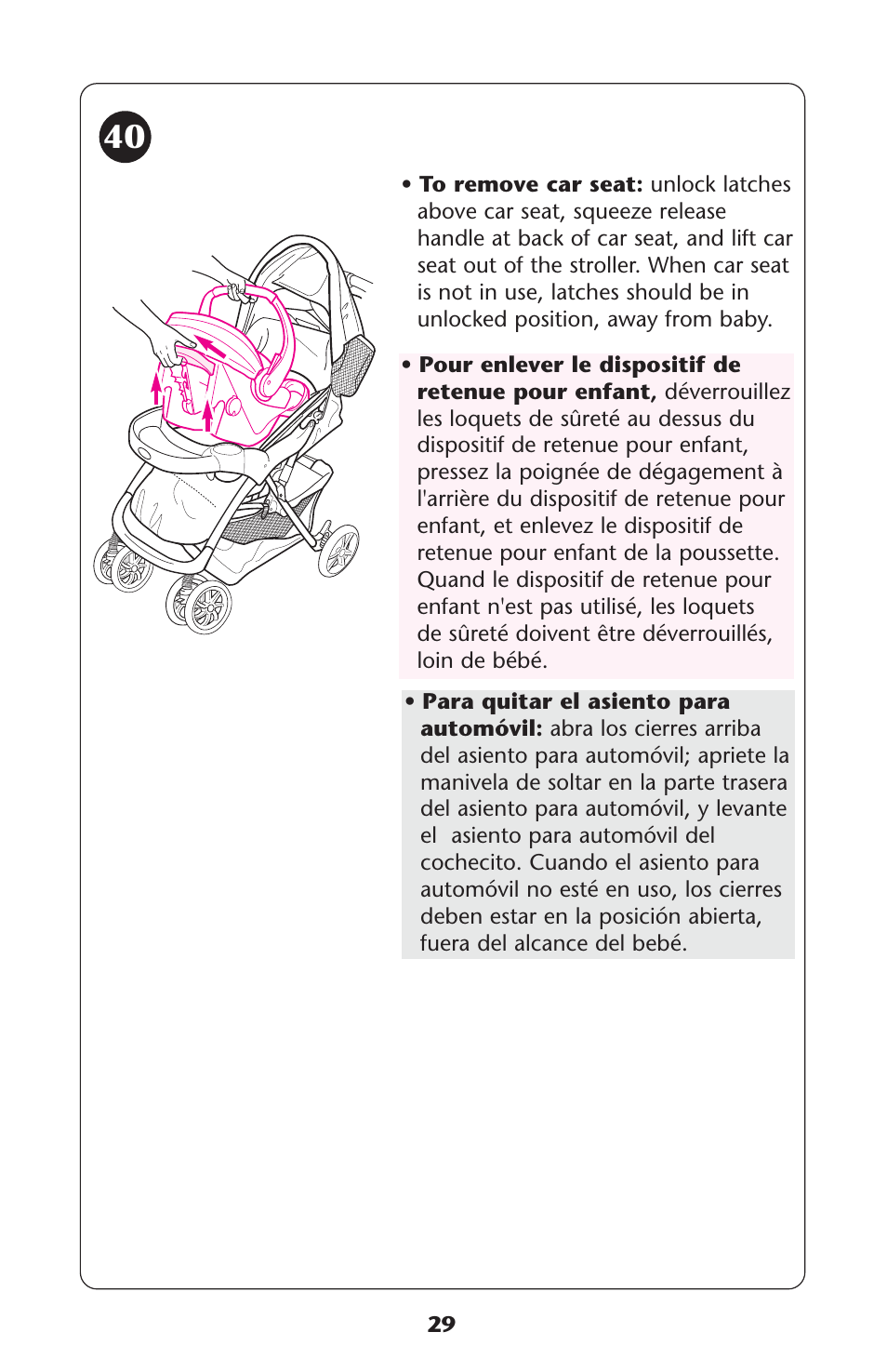 Graco Spree ISPC089BB User Manual | Page 29 / 128