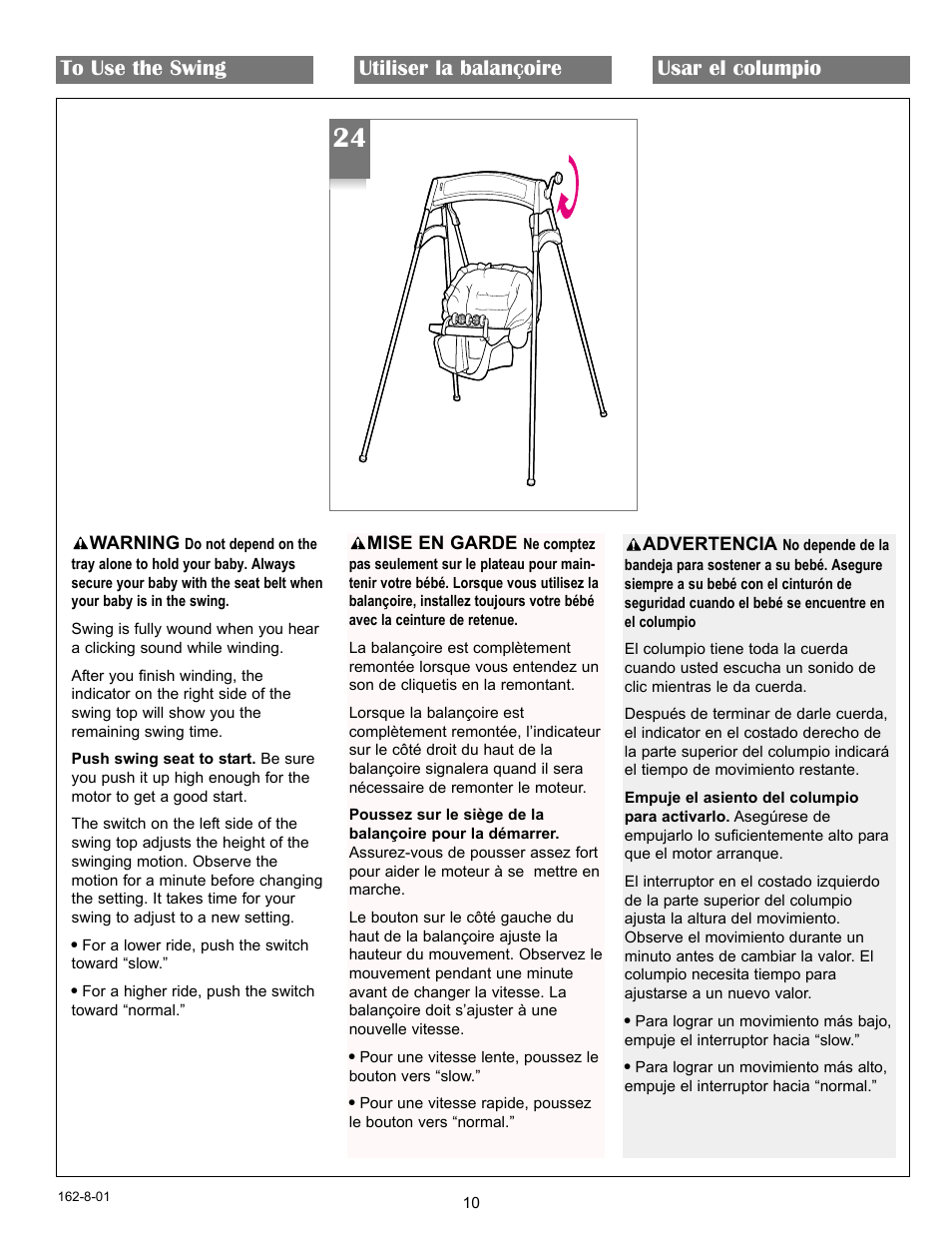 Graco WING 11432WWD User Manual | Page 10 / 13