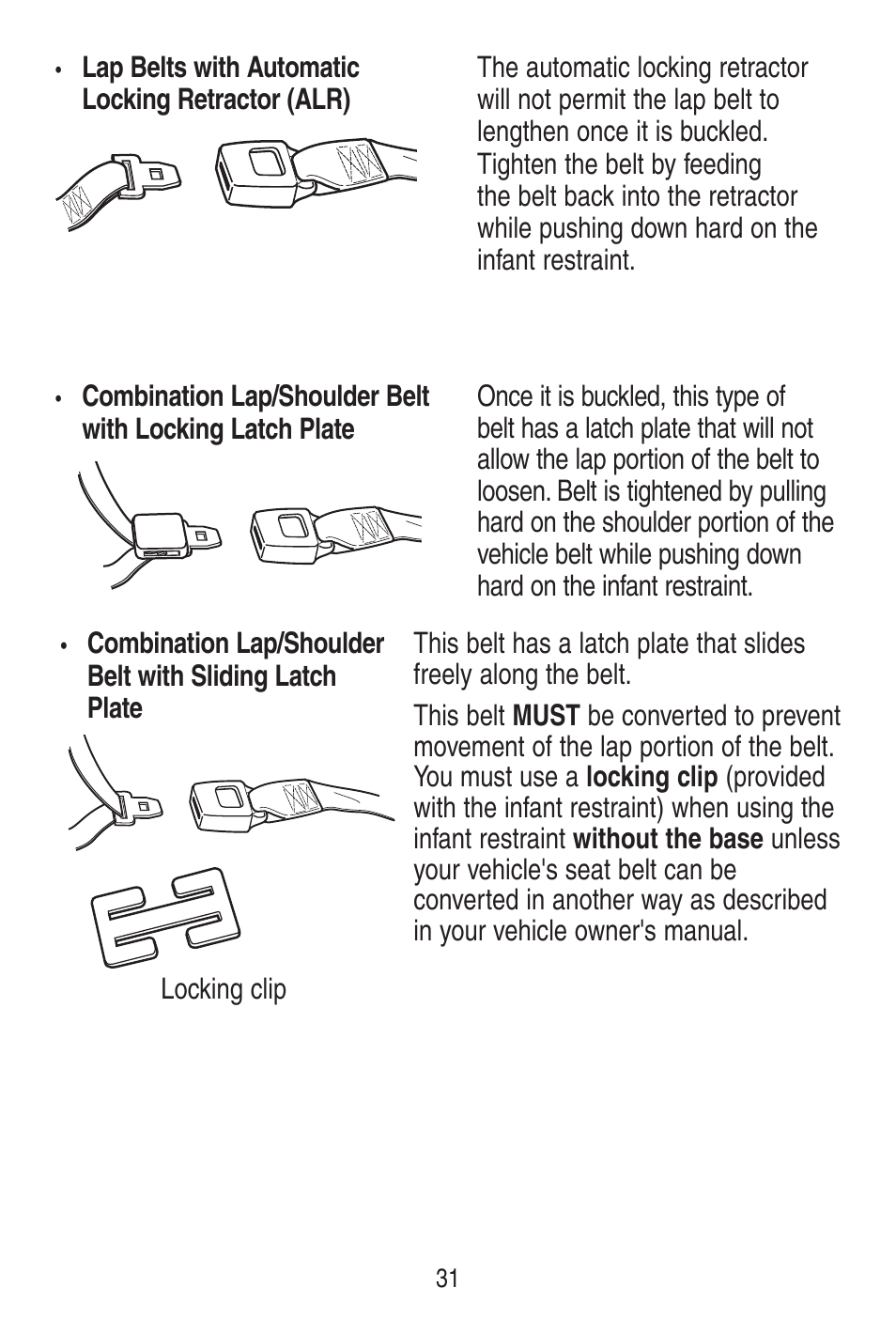 Graco SnugRide 1778253 User Manual | Page 31 / 96