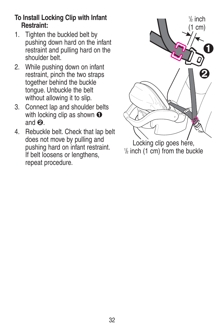 Graco SnugRide 1778253 User Manual | Page 32 / 96