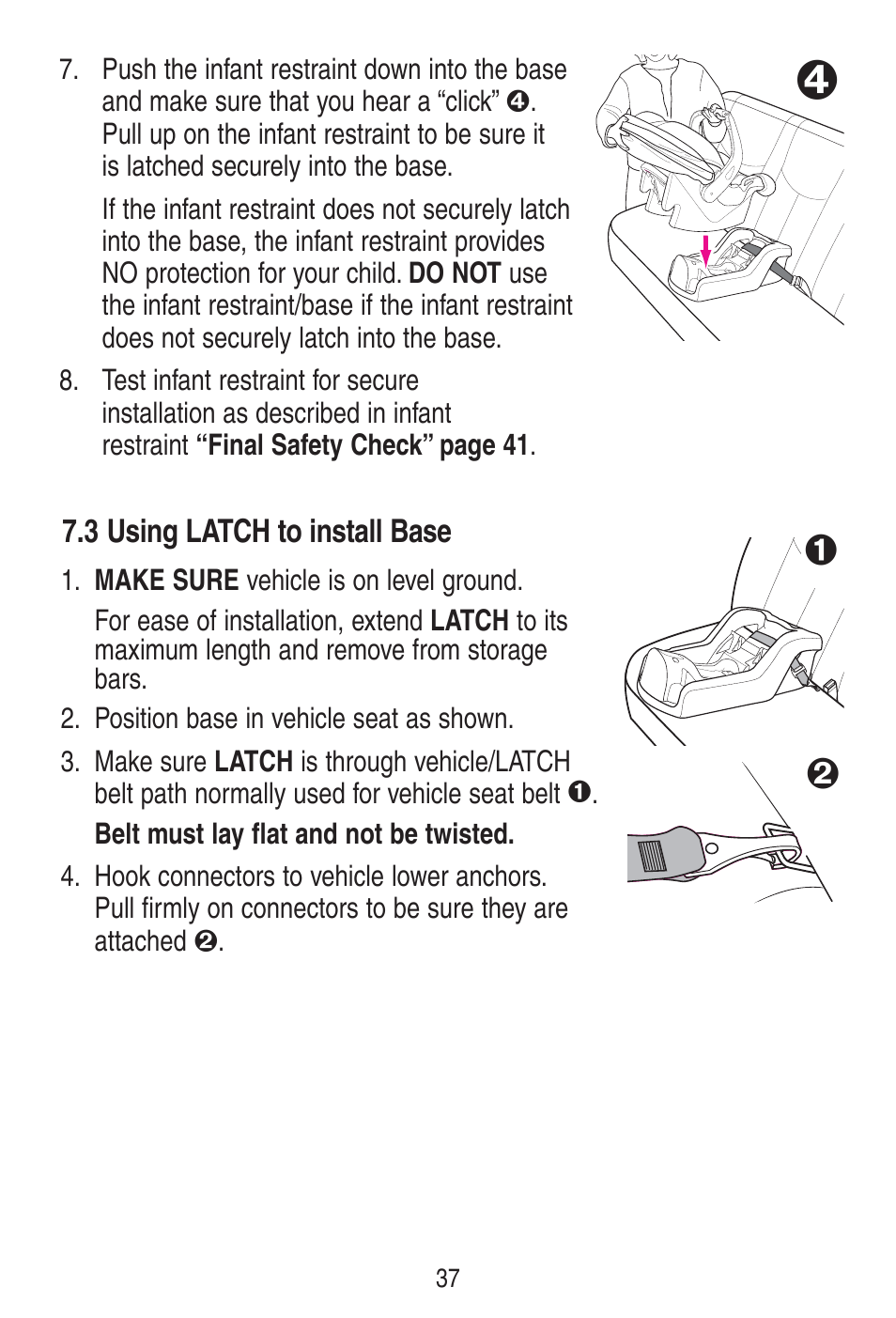 Graco SnugRide 1778253 User Manual | Page 37 / 96