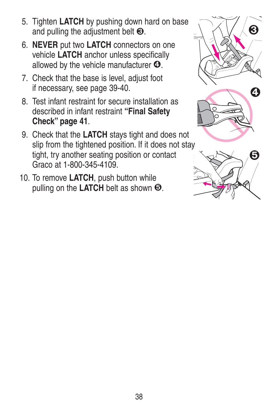 Graco SnugRide 1778253 User Manual | Page 38 / 96