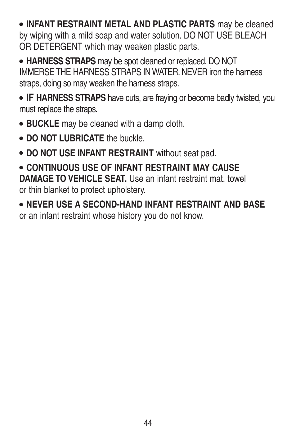 Graco SnugRide 1778253 User Manual | Page 44 / 96