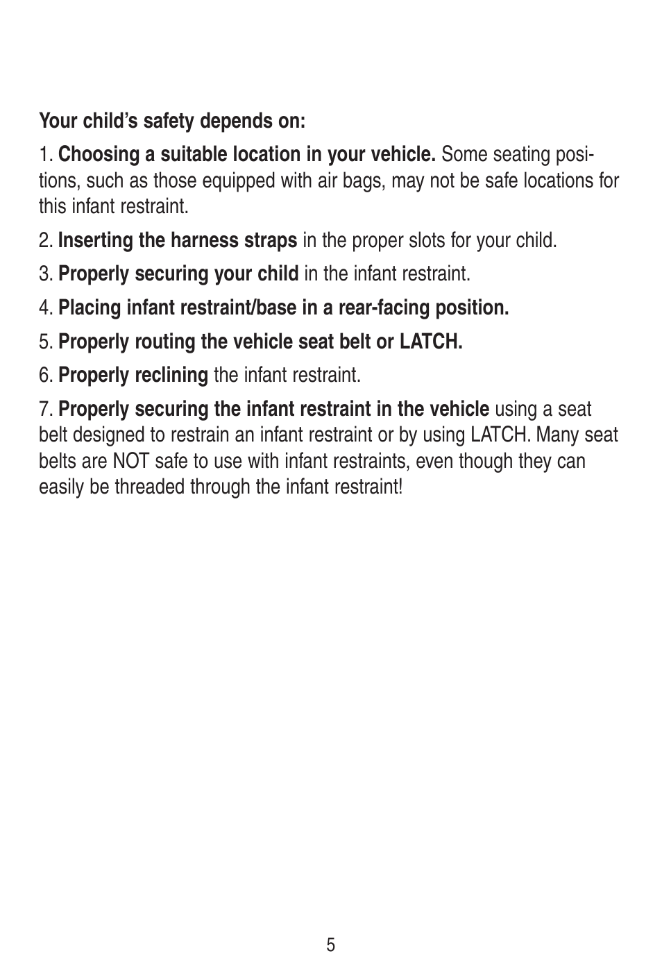 Graco SnugRide 1778253 User Manual | Page 5 / 96