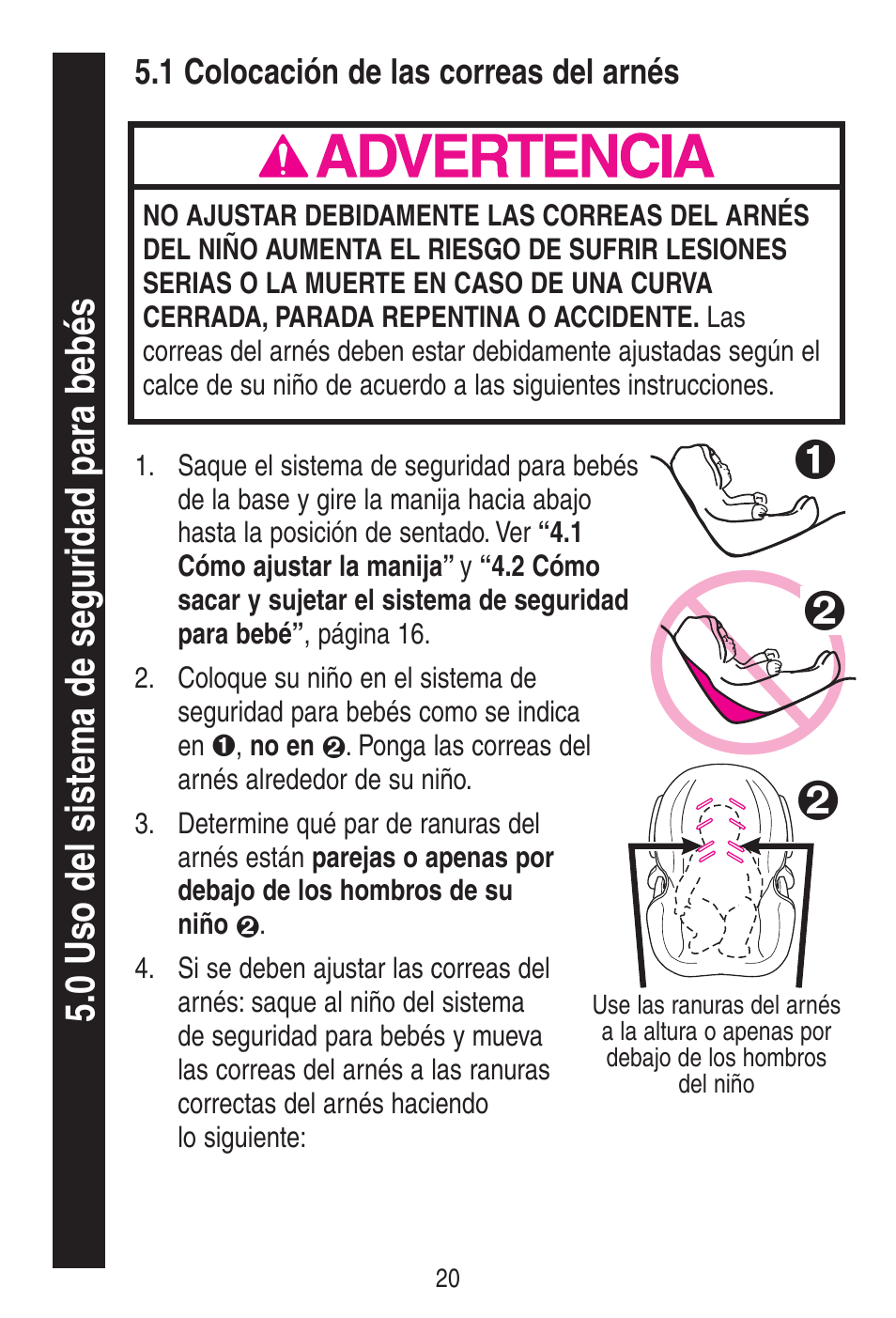 A advertencia | Graco SnugRide 1778253 User Manual | Page 68 / 96