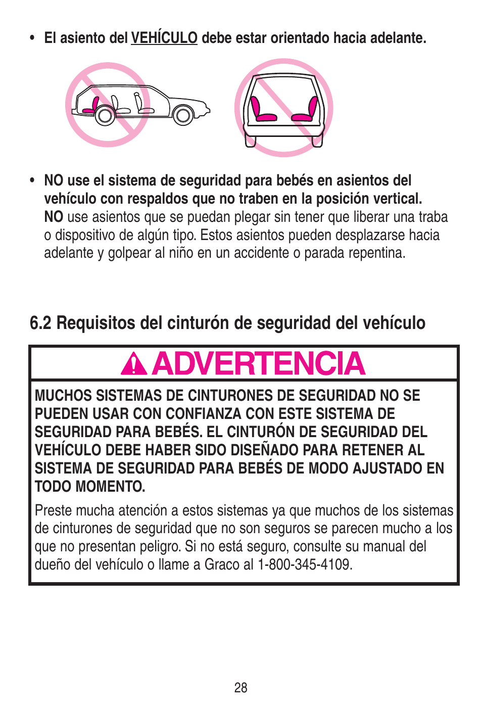 A advertencia | Graco SnugRide 1778253 User Manual | Page 76 / 96