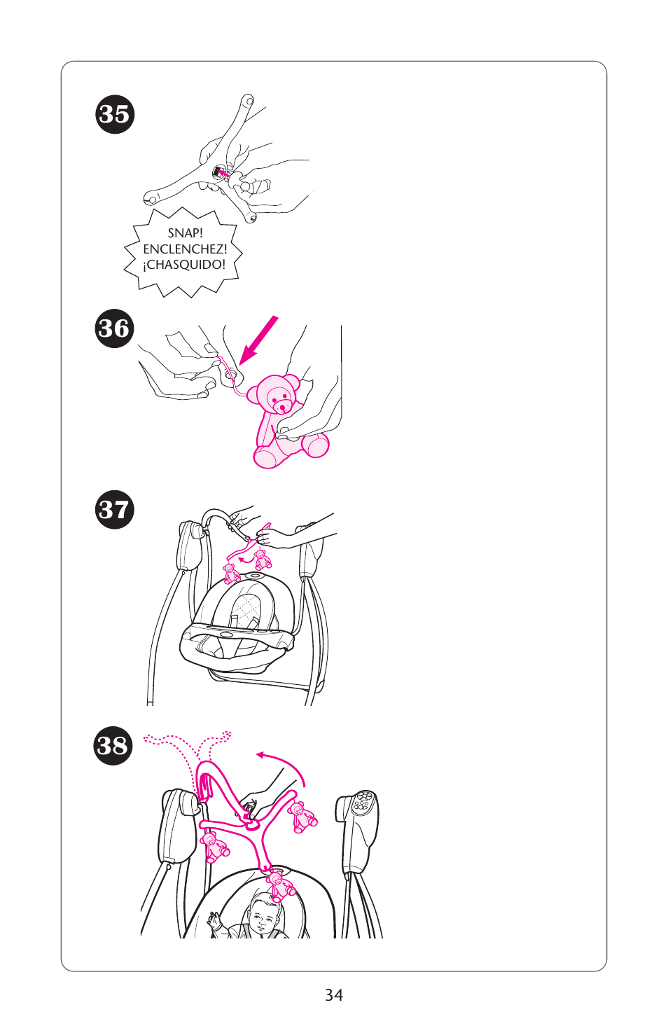 Graco Lovin' Hug Swing User Manual | Page 34 / 40