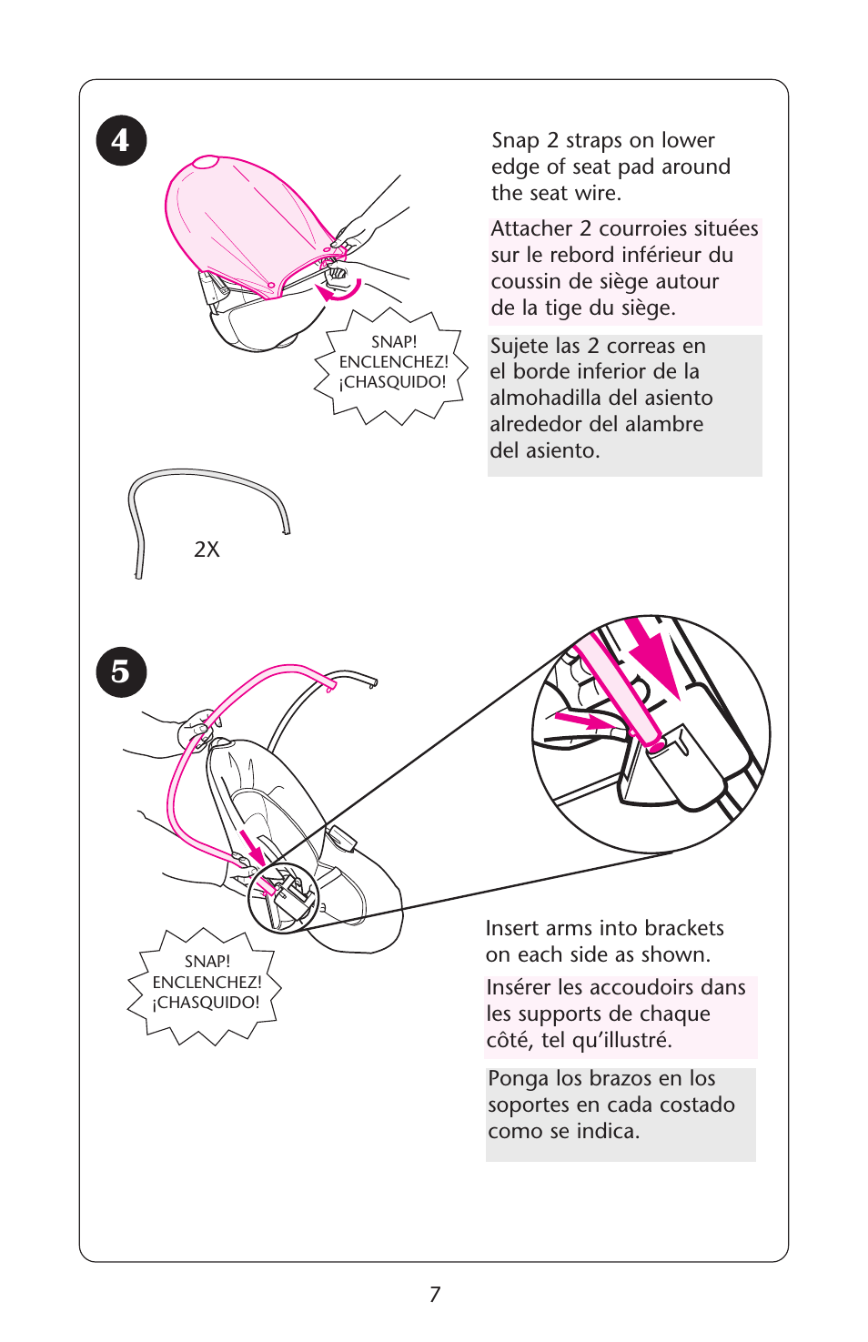 Graco Lovin' Hug Swing User Manual | Page 7 / 40