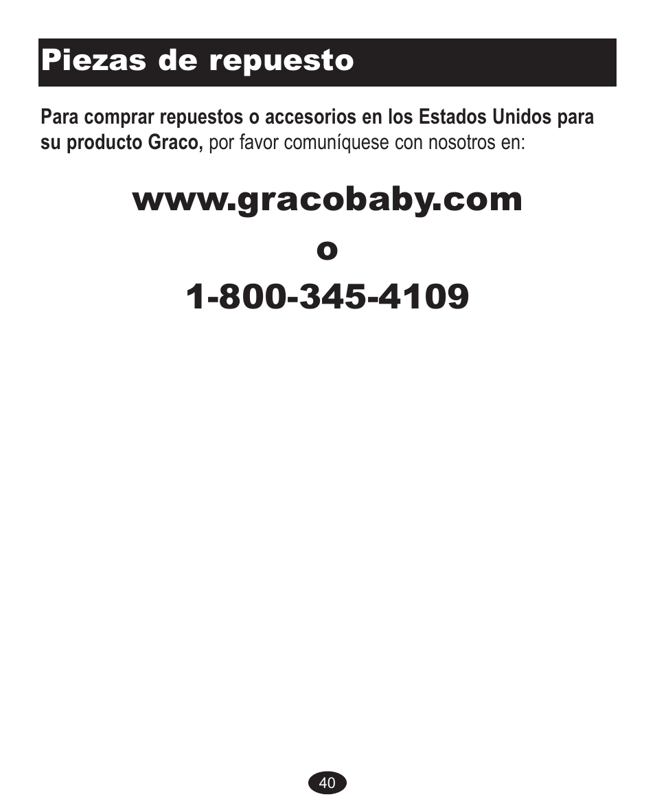 Piezas de repuesto | Graco Alano Flip It 1761726 User Manual | Page 120 / 120