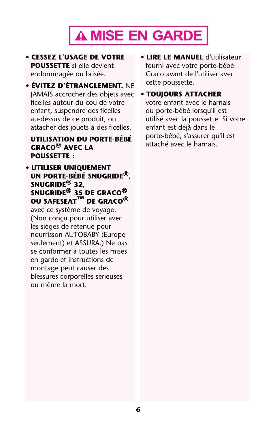 Graco Alano Flip It 1761726 User Manual | Page 6 / 120