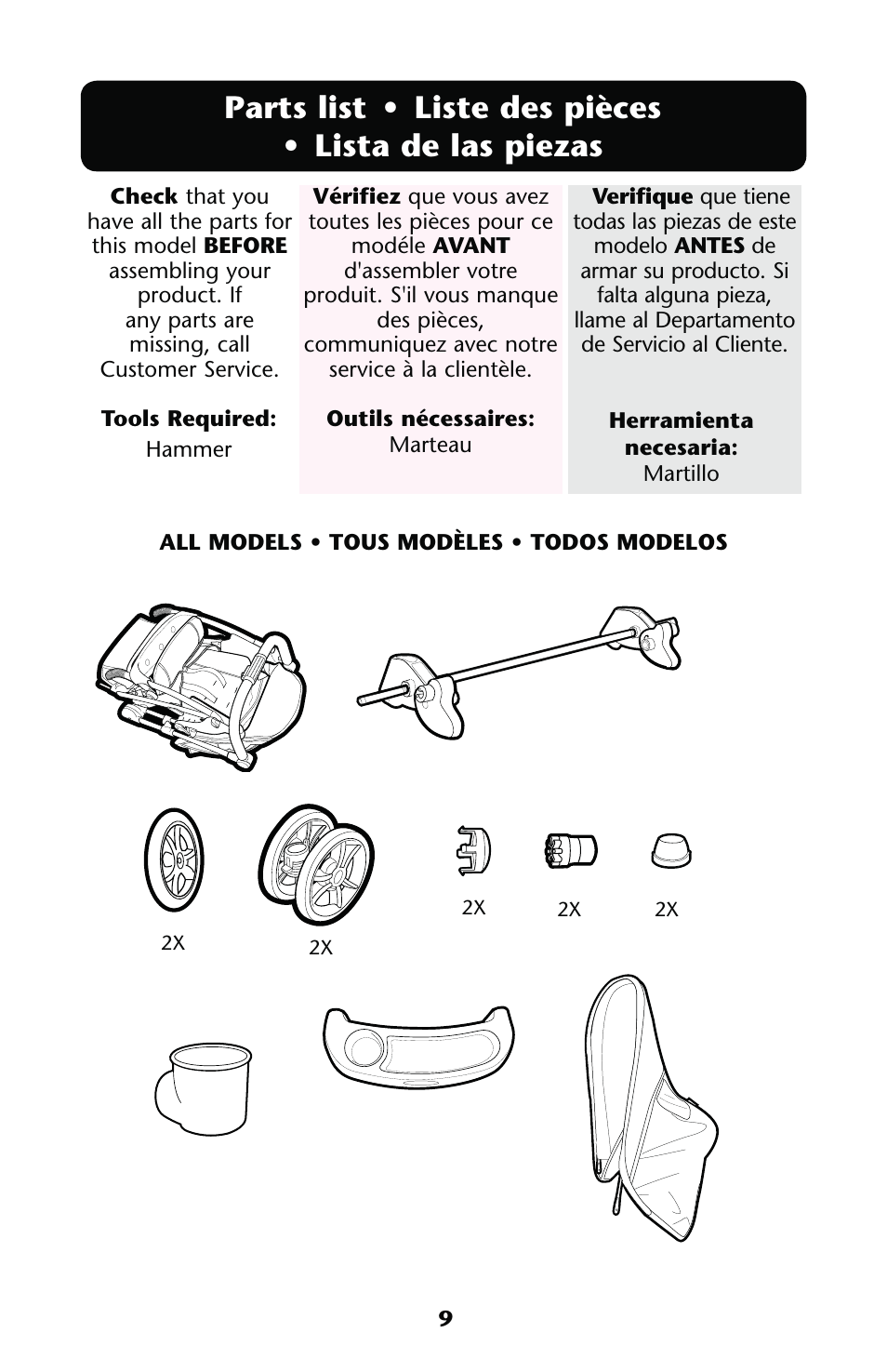 0arts s | Graco Alano Flip It 1761726 User Manual | Page 9 / 120