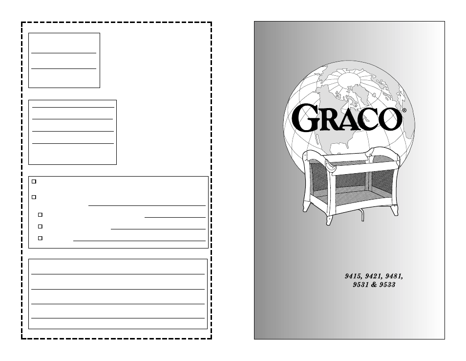 Graco 9415 User Manual | 44 pages