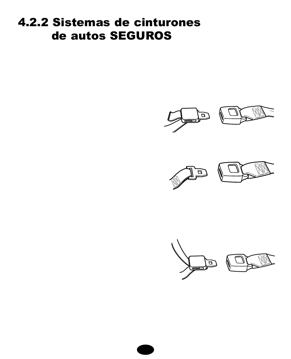 2 sistemas de cinturones de autos seguros | Graco 7421 User Manual | Page 105 / 124