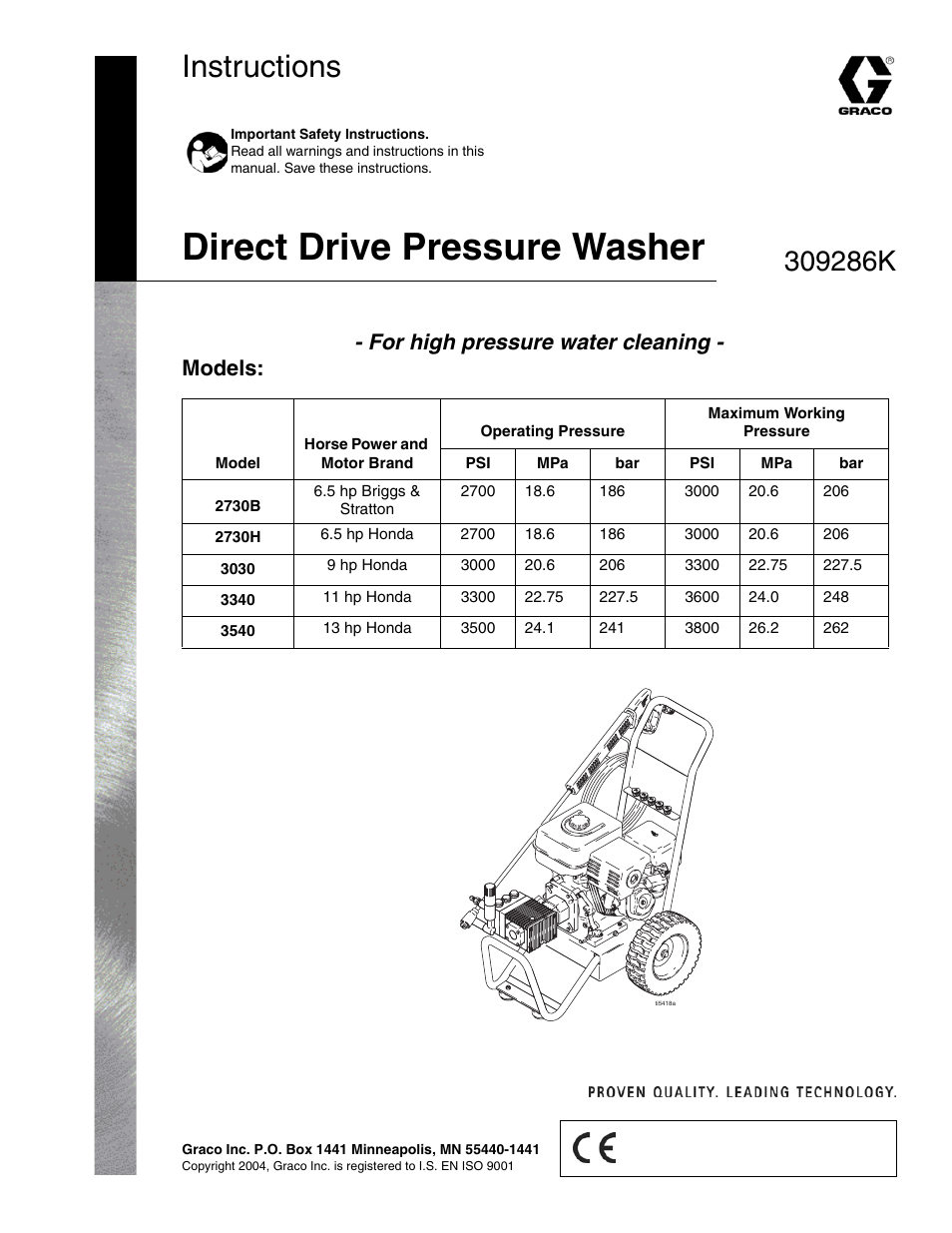 Graco 2730H User Manual | 24 pages