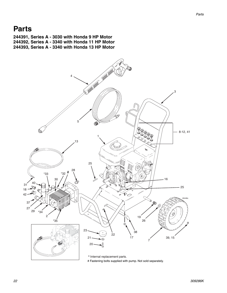 Parts | Graco 2730H User Manual | Page 22 / 24