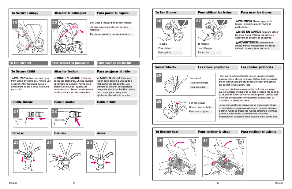 Graco Stroller User Manual | Page 10 / 19