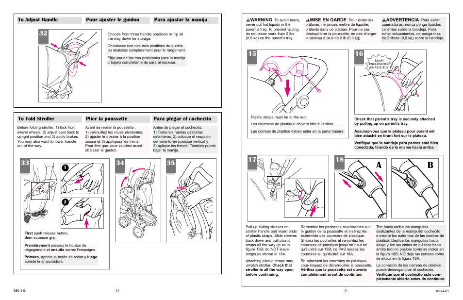 Graco Stroller User Manual | Page 12 / 19