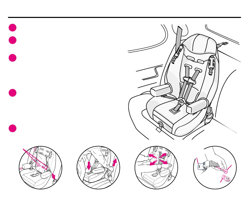 Installation, With harness system and vehicle seat belt | Graco ISPB008BC 1/03 User Manual | Page 10 / 80