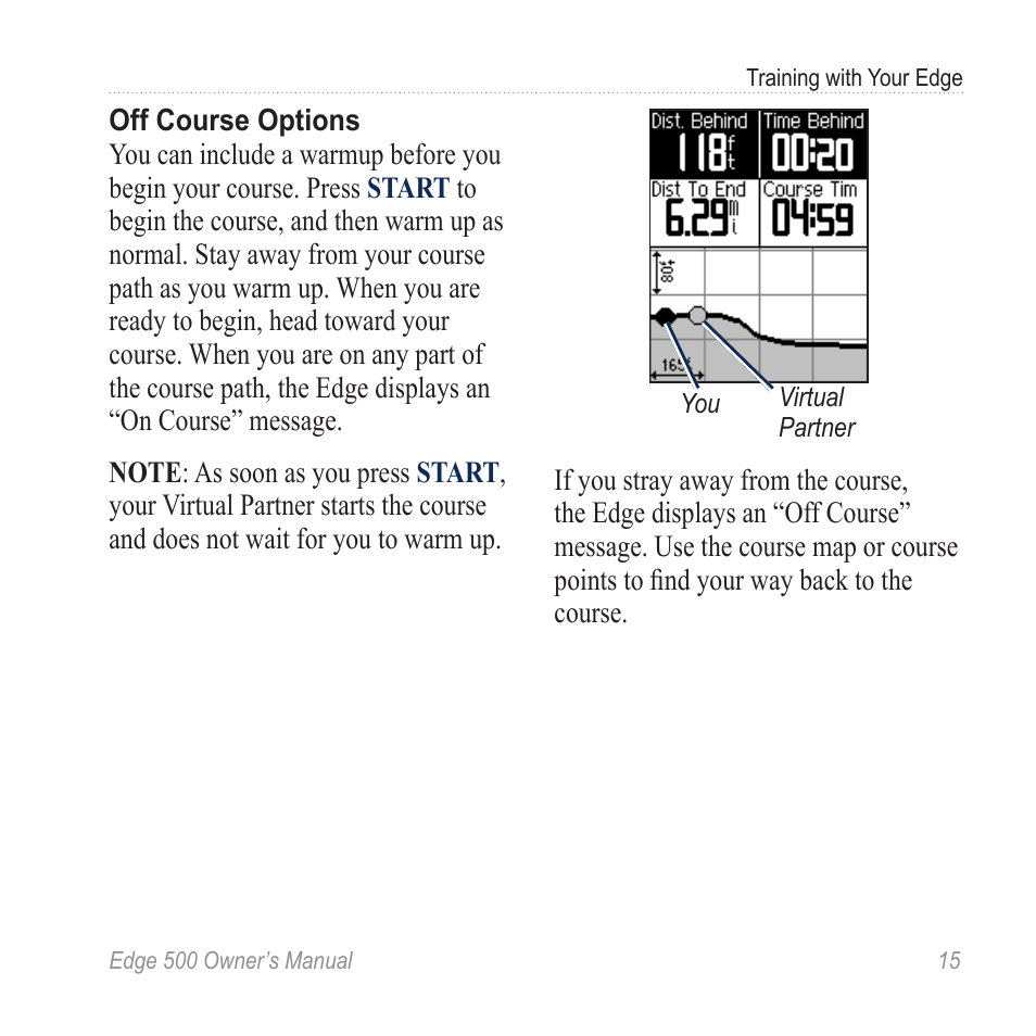 Garmin Edge 500 User Manual | Page 19 / 64