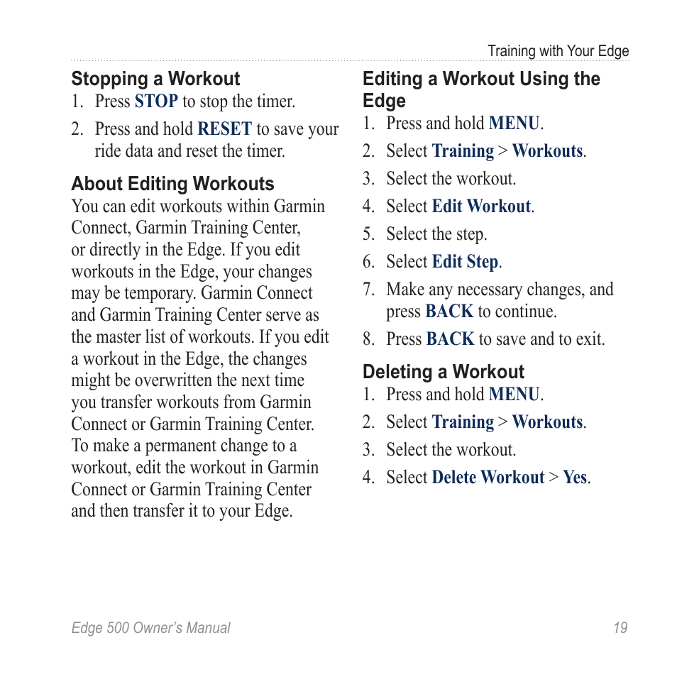 Garmin Edge 500 User Manual | Page 23 / 64