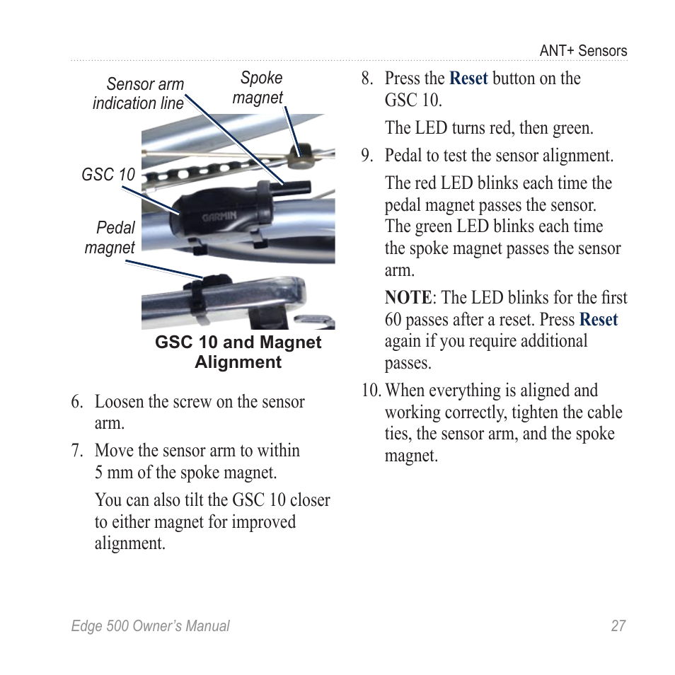 Garmin Edge 500 User Manual | Page 31 / 64