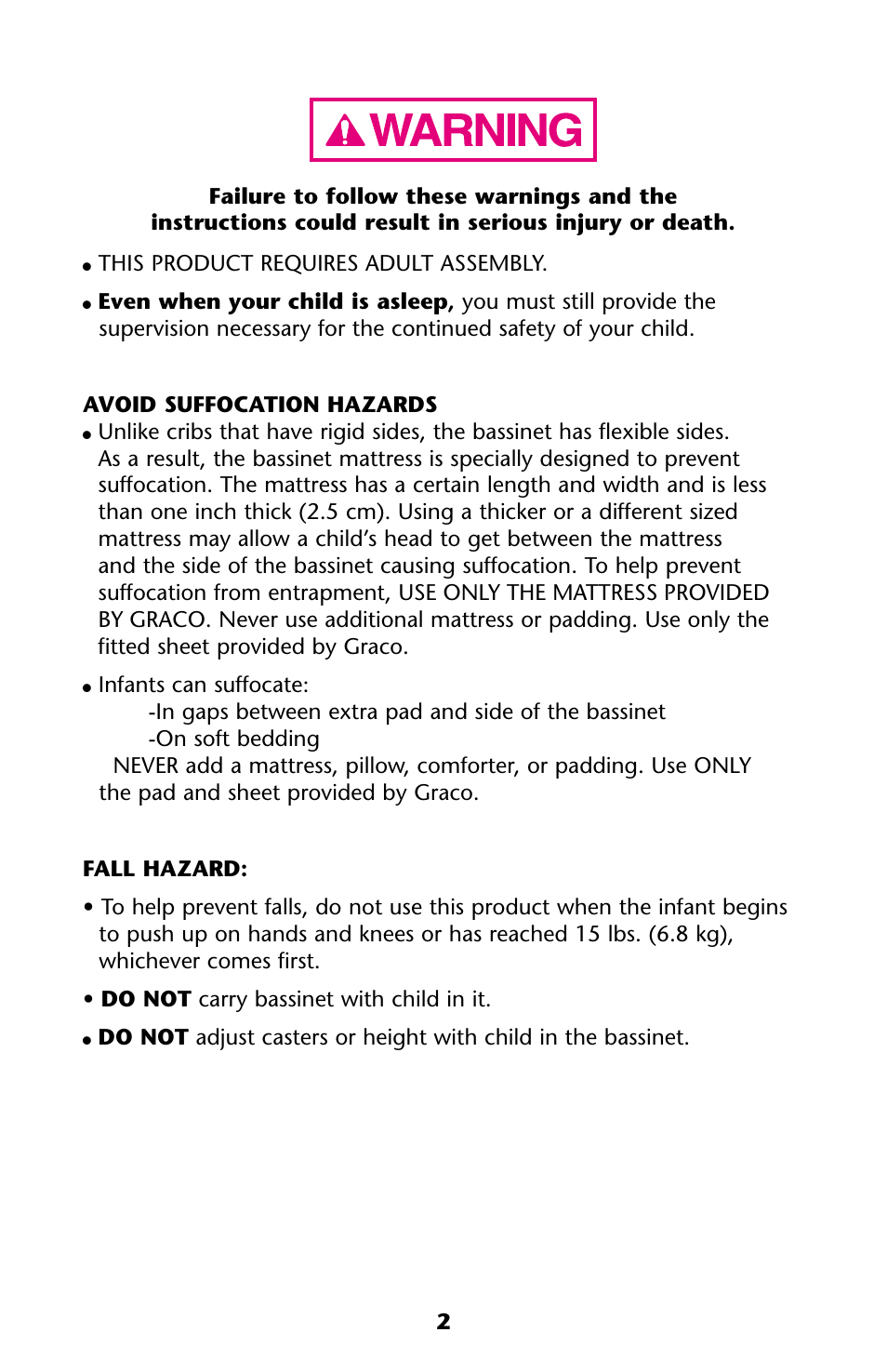 Graco ISPJ003AB User Manual | Page 2 / 48