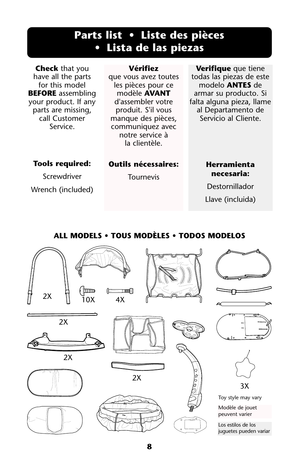 Graco ISPJ003AB User Manual | Page 8 / 48