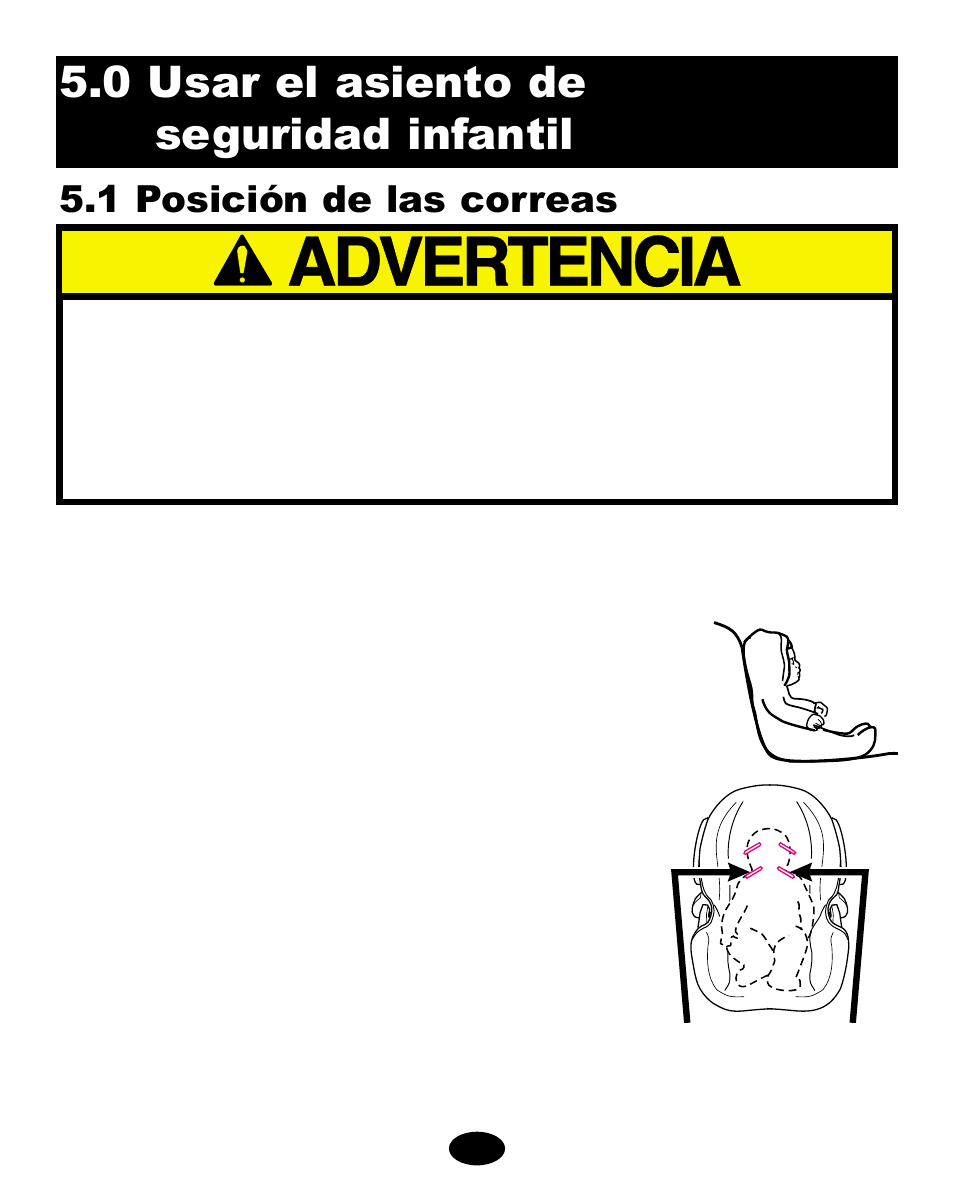 0 usar el asiento de seguridad infantil | Graco 7427 User Manual | Page 105 / 122