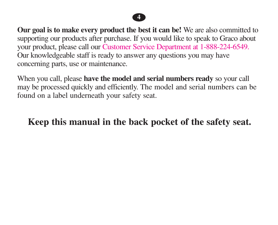 Graco 7427 User Manual | Page 21 / 122