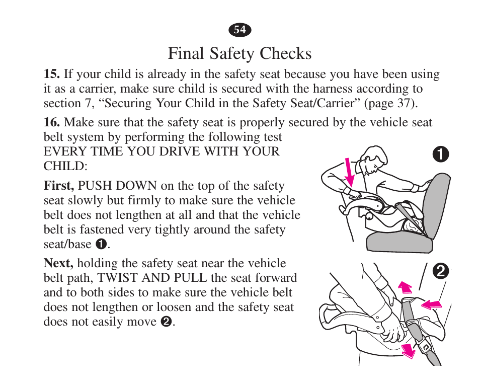 Final safety checks | Graco 7427 User Manual | Page 71 / 122