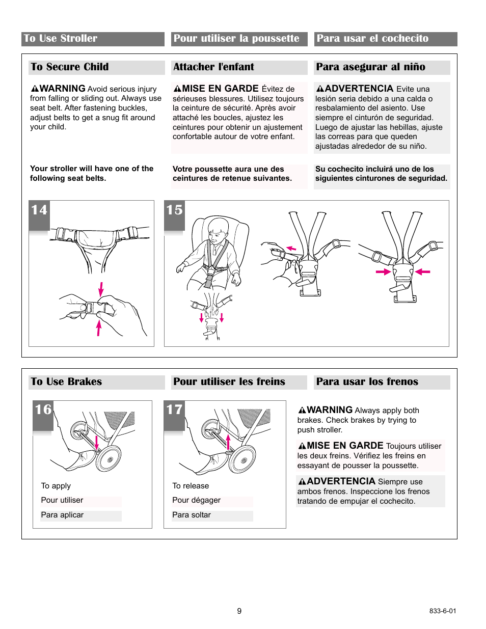 Graco 7427 User Manual | Page 9 / 122