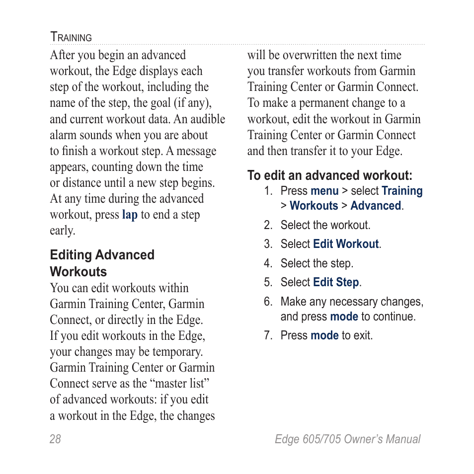 Graco EDGE 705 User Manual | Page 34 / 80