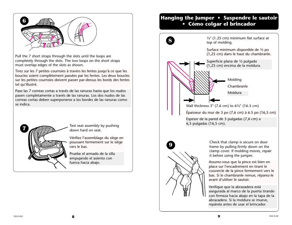 Graco Jumpster 16552-5-02 User Manual | Page 8 / 16