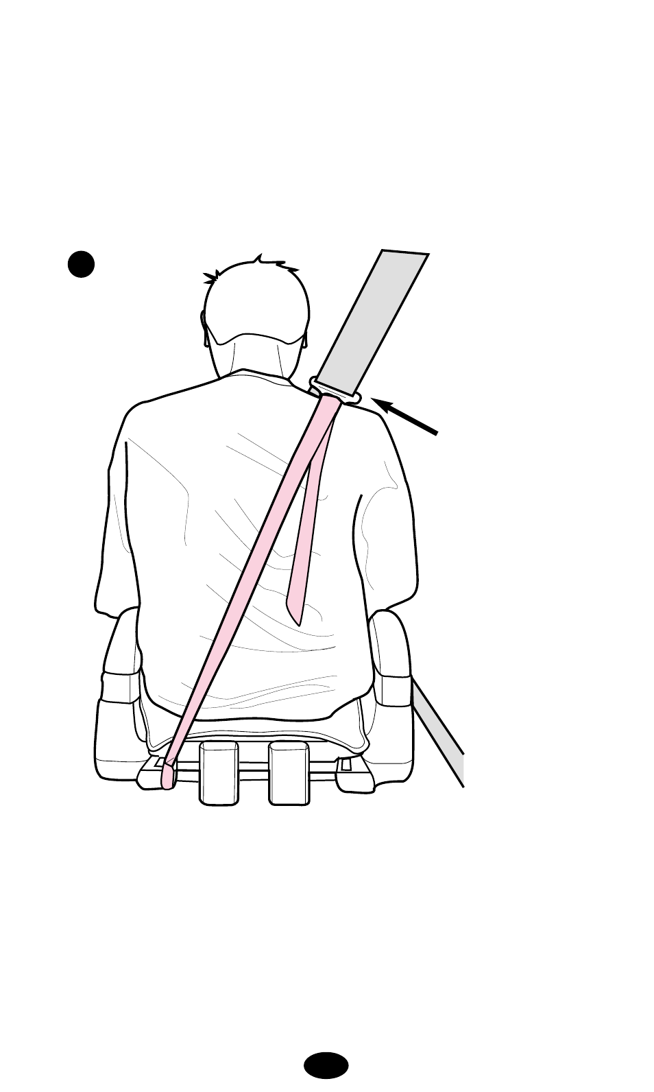 Rear view of child sitting in seat | Graco ISPB004HB User Manual | Page 33 / 40