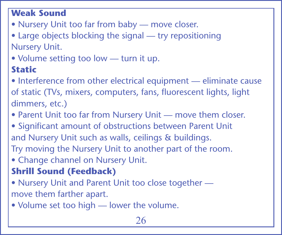 Graco IMONITOR 2M13 User Manual | Page 29 / 67