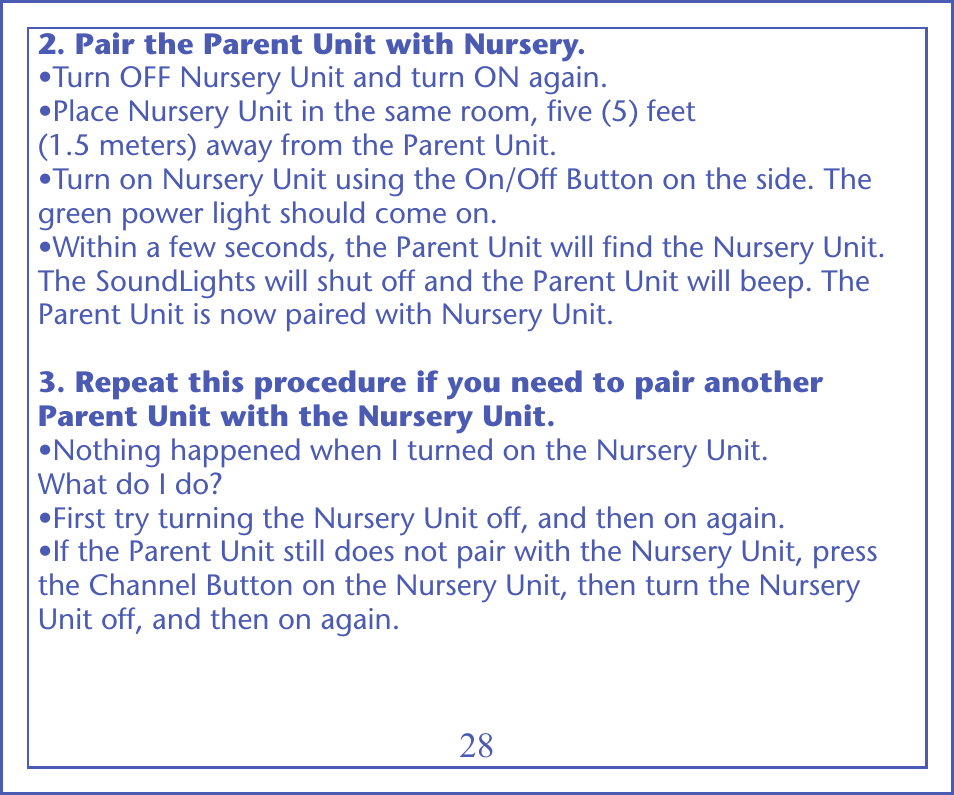 Graco IMONITOR 2M13 User Manual | Page 31 / 67