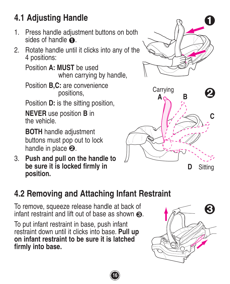 Graco SafeSeat Birkshire 8A12BKR User Manual | Page 16 / 88