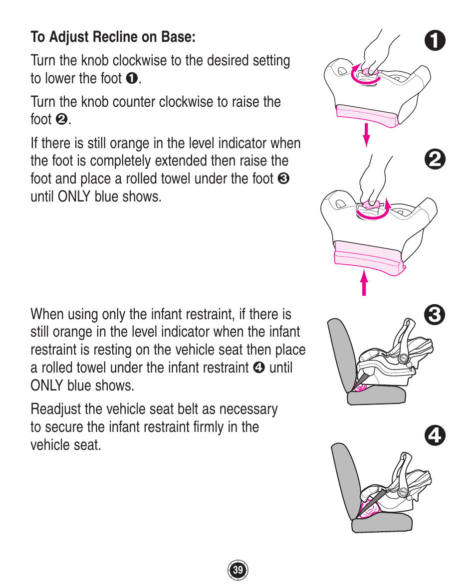 Graco SafeSeat Birkshire 8A12BKR User Manual | Page 39 / 88