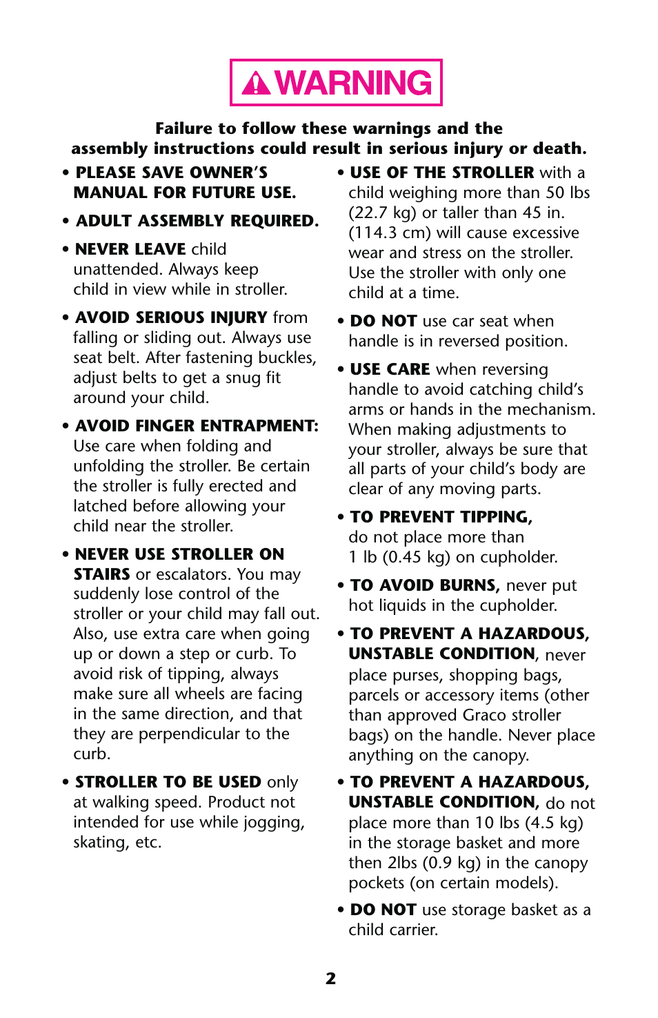 Graco Alano FlipIt 1760447 User Manual | Page 2 / 136