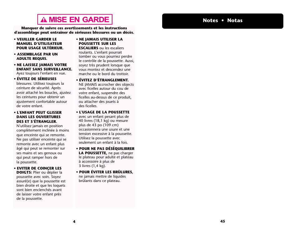 Graco ISPA001AE User Manual | Page 45 / 48